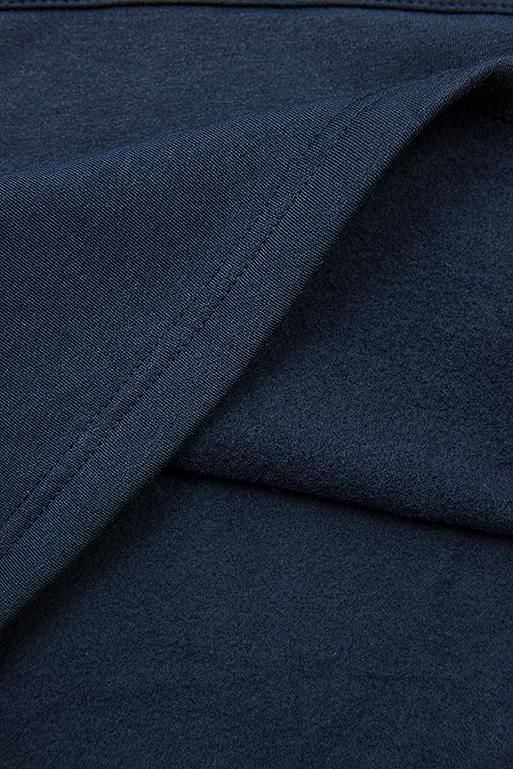 Verlängerte Sweatshirt/Sweatkleid mit Kapuze dunkelblau