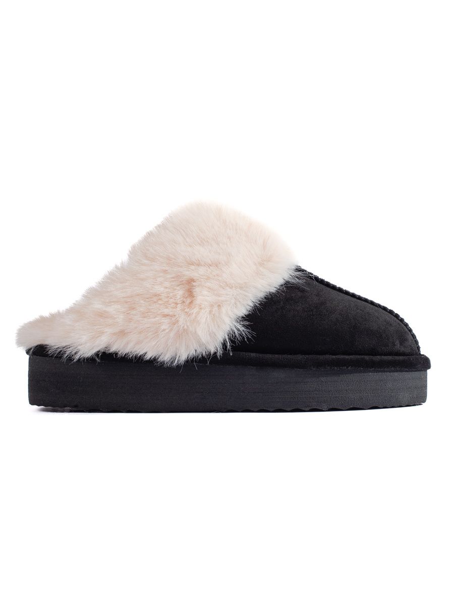 Schwarze Plateau-Slipper