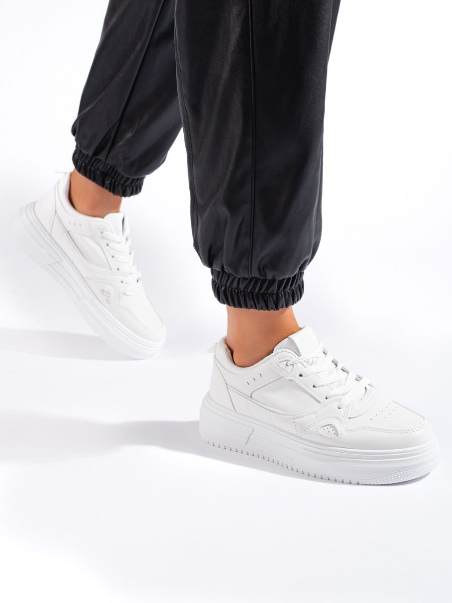 Weiße Damen Sportsneaker