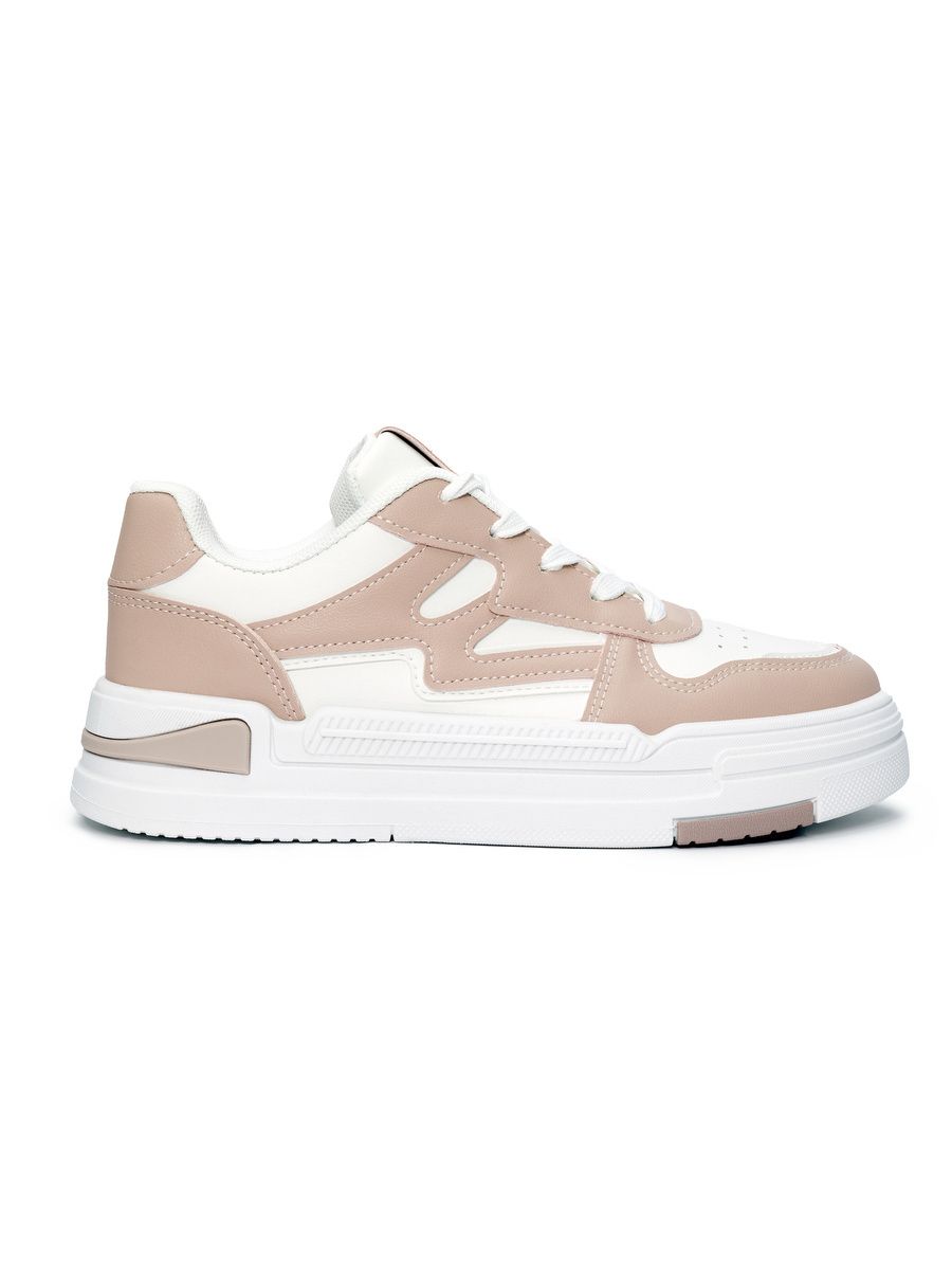 Rosa Damen Sneakers auf Plattform