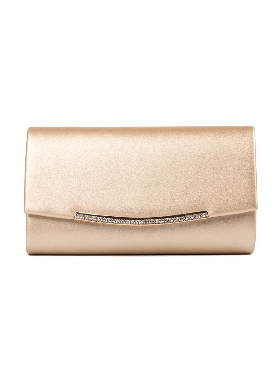 Goldene Clutch mit Kette