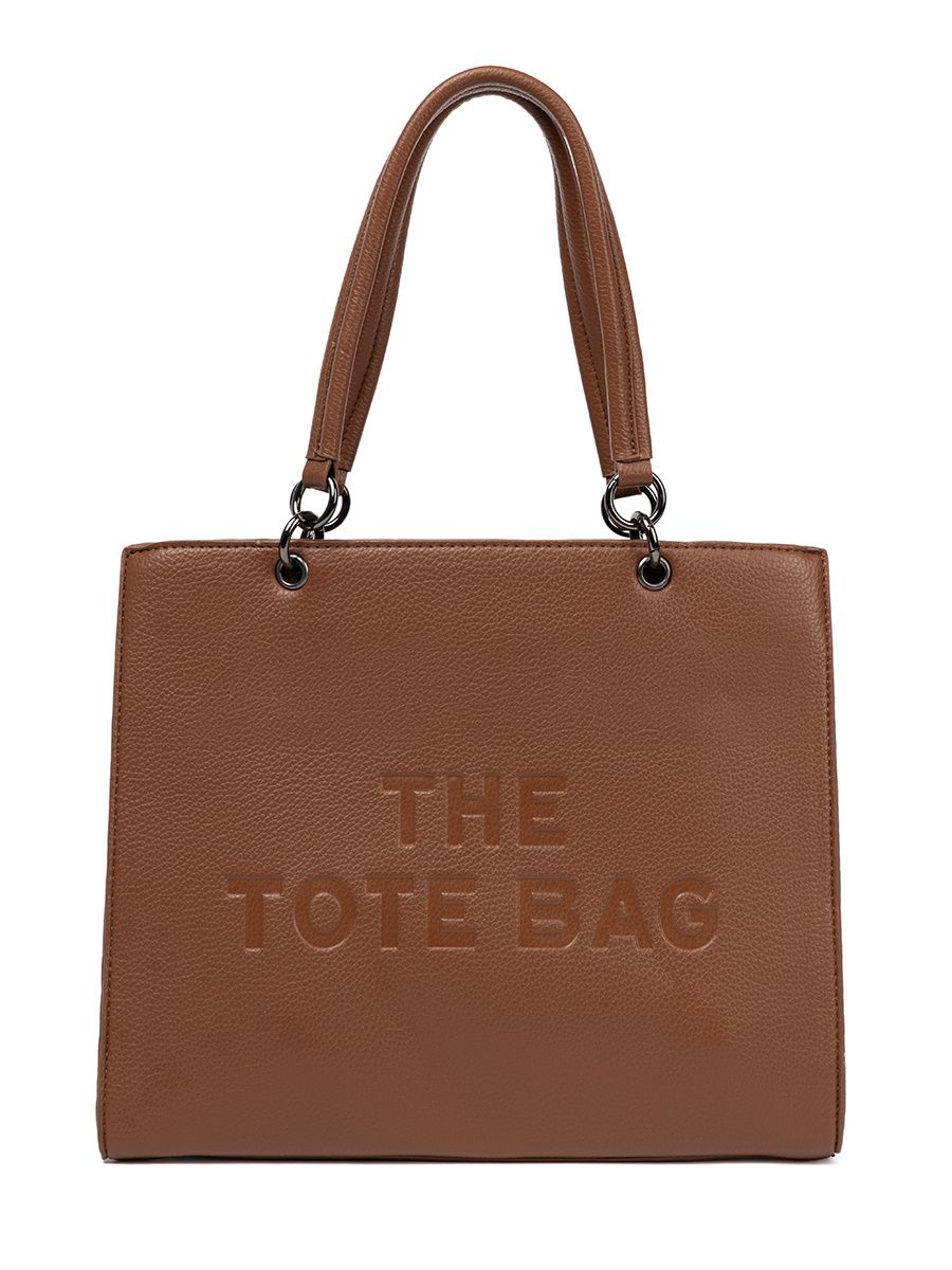 Tote Tasche in warmem Braun
