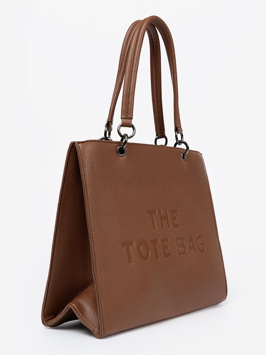 Tote Tasche in warmem Braun