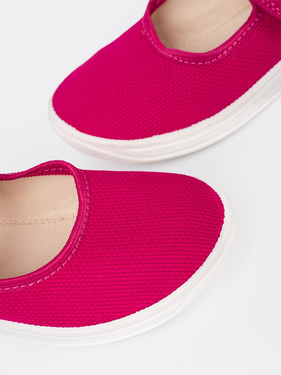Rosa Kinder Sneaker mit Klettverschluss