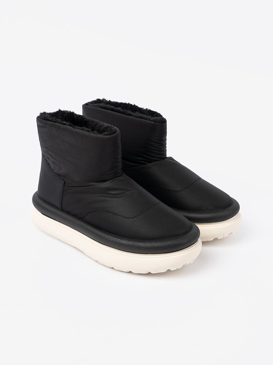 Wasserdichte schwarze Schneestiefel mit Futter