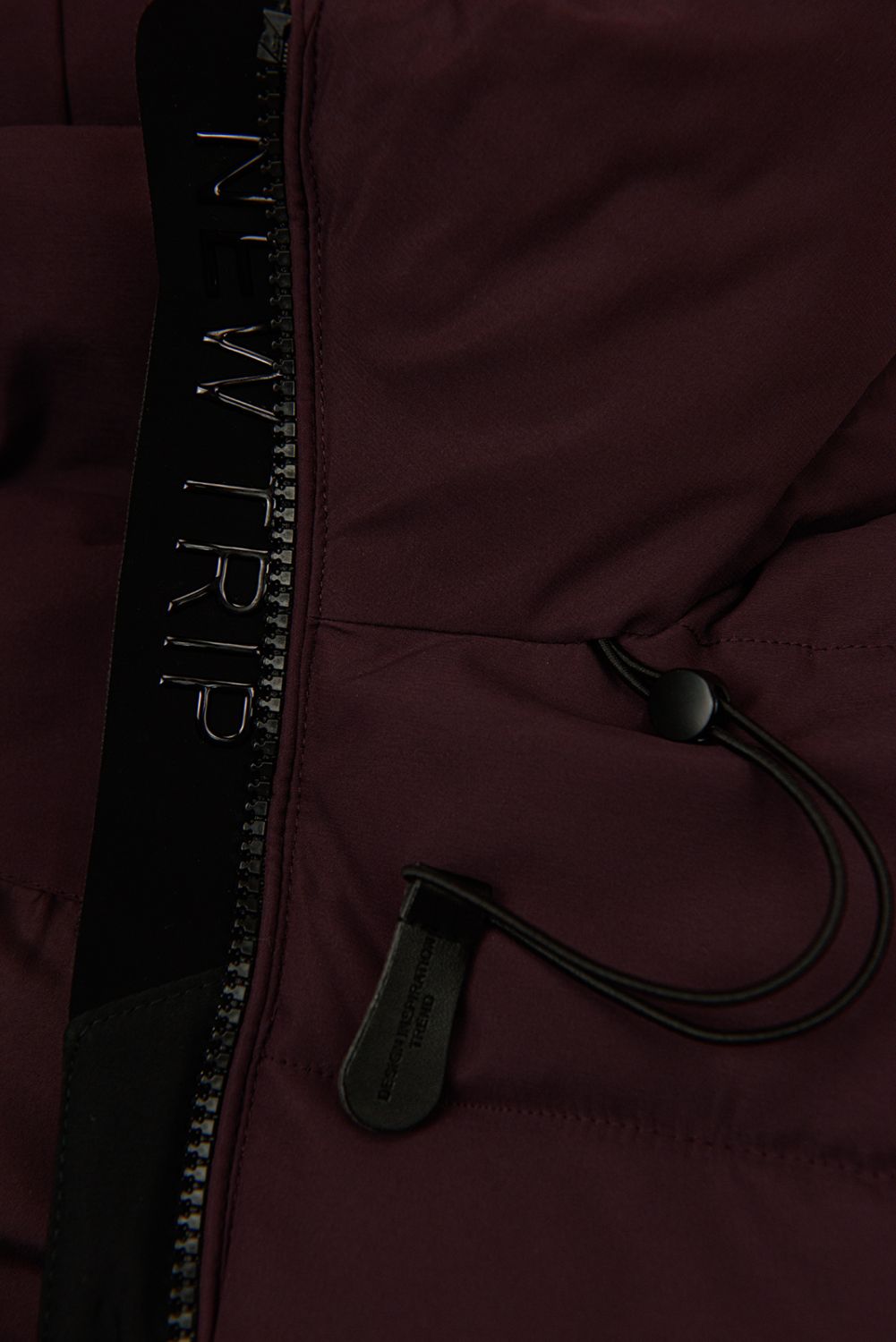 Damen-Winterjacke mit Kapuze FLURRY Pflaumenlila