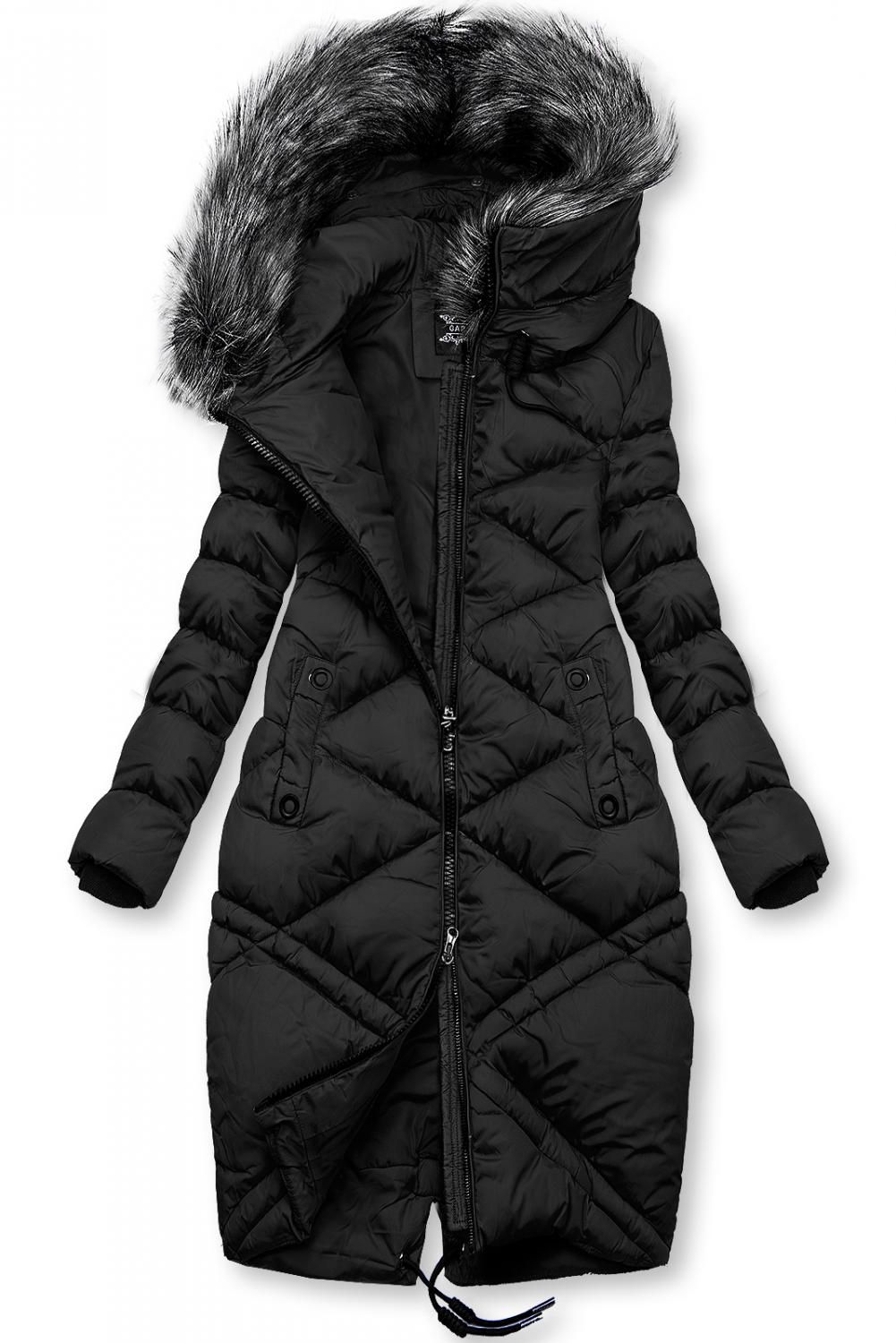 Langjacke für Herbst/Winter schwarz