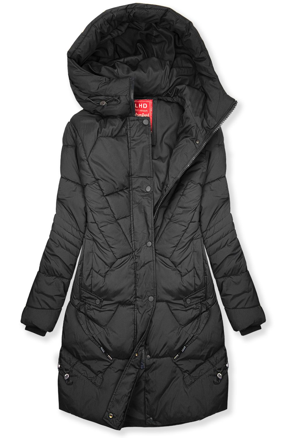 Winterjacke im lässigen Schnitt Schwarz