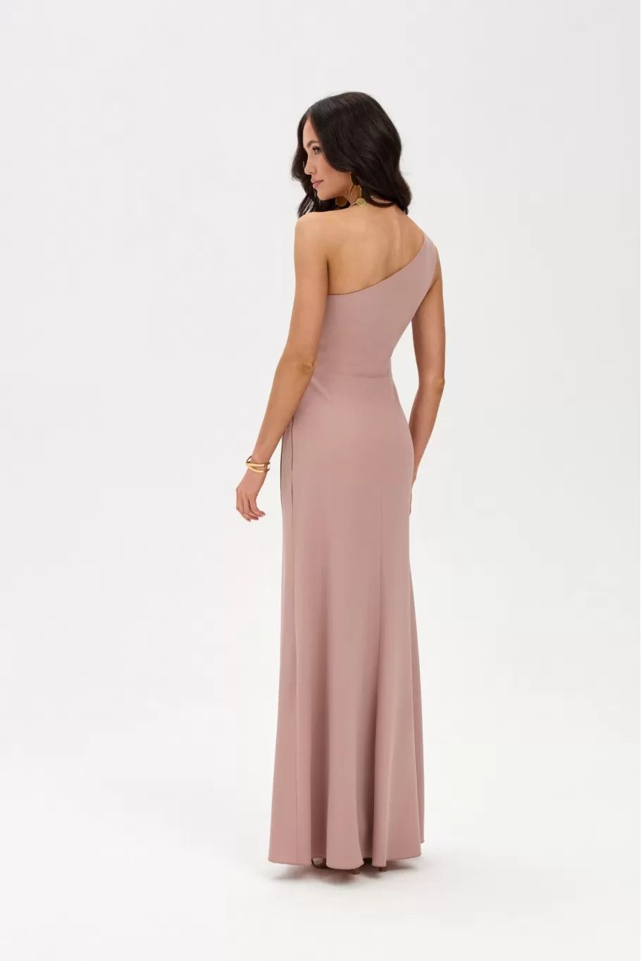 Maxikleid in Cappuccino-Farbe