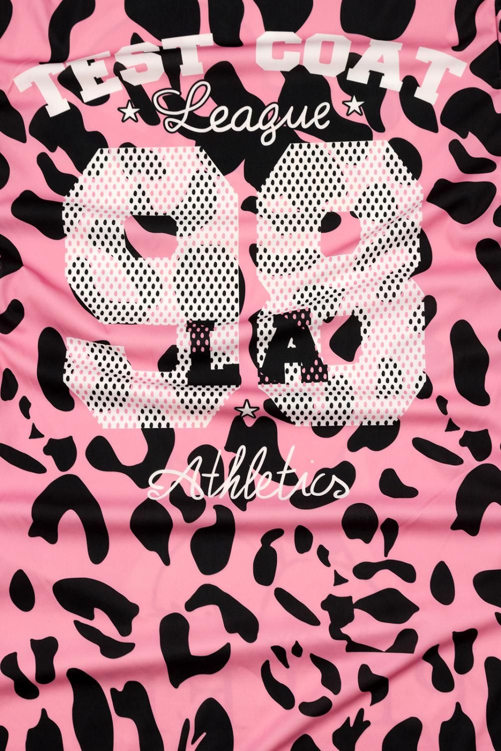 Kleid mit Comic-Print HEY YOU pink