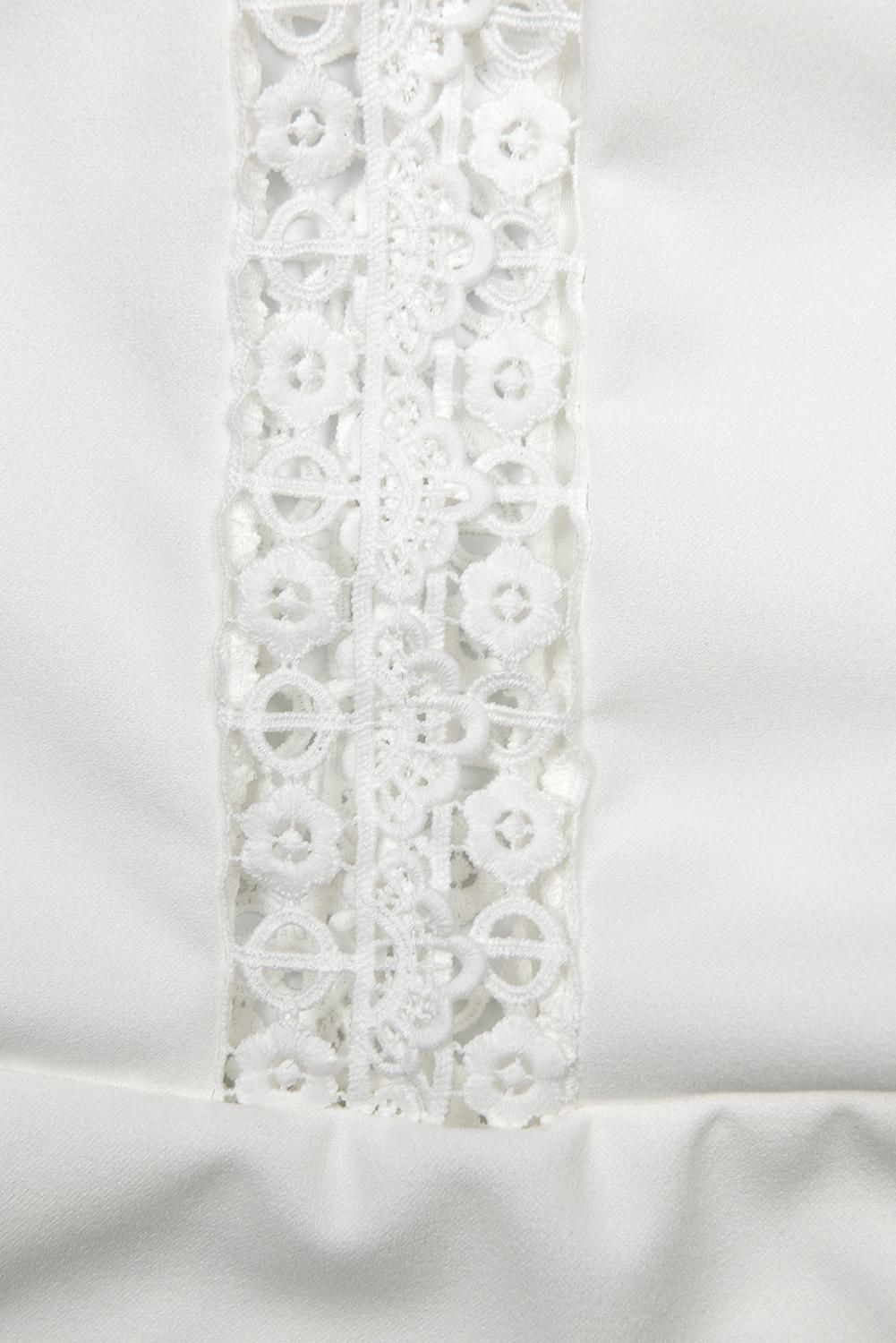 Body mit Spitze weiß