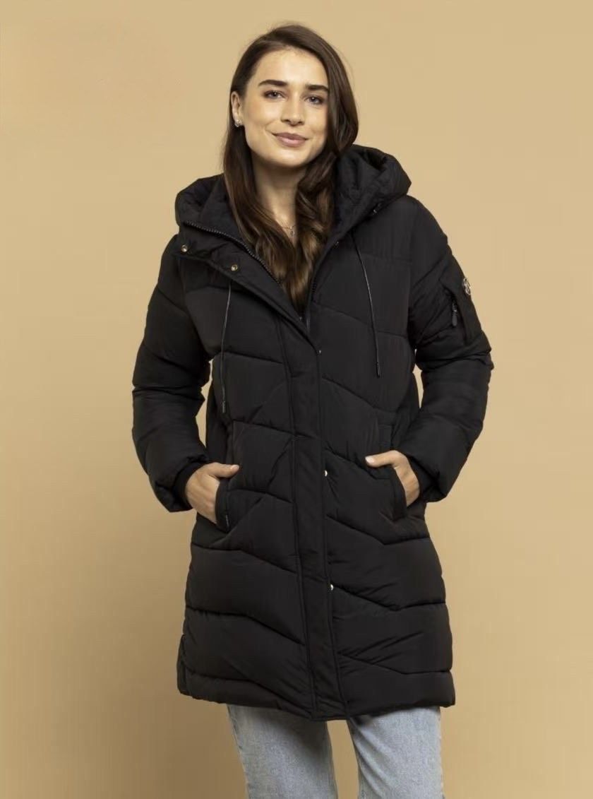 Winterjacke mit Kapuze EVEREST Braun