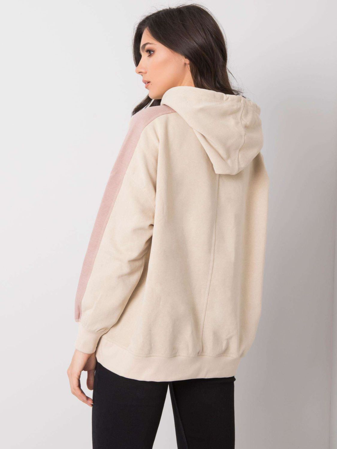Beige Kapuzenpullover