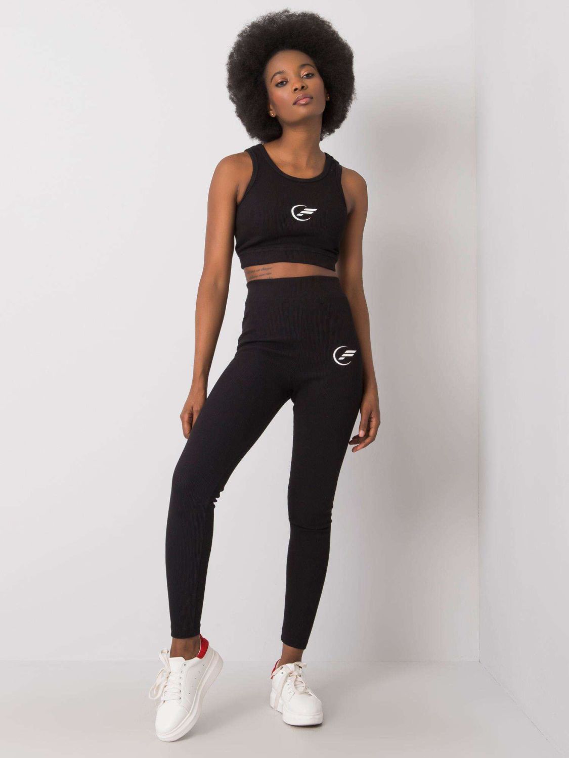 Schwarzes Sportset FOR FITNESS