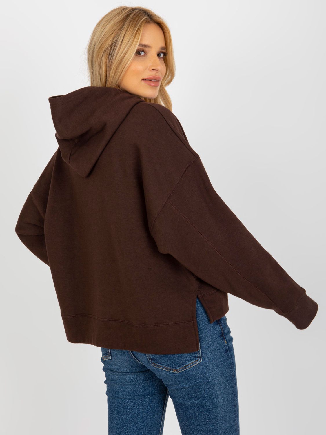 Brauner Sweatshirt mit Kapuze MAYFLIES