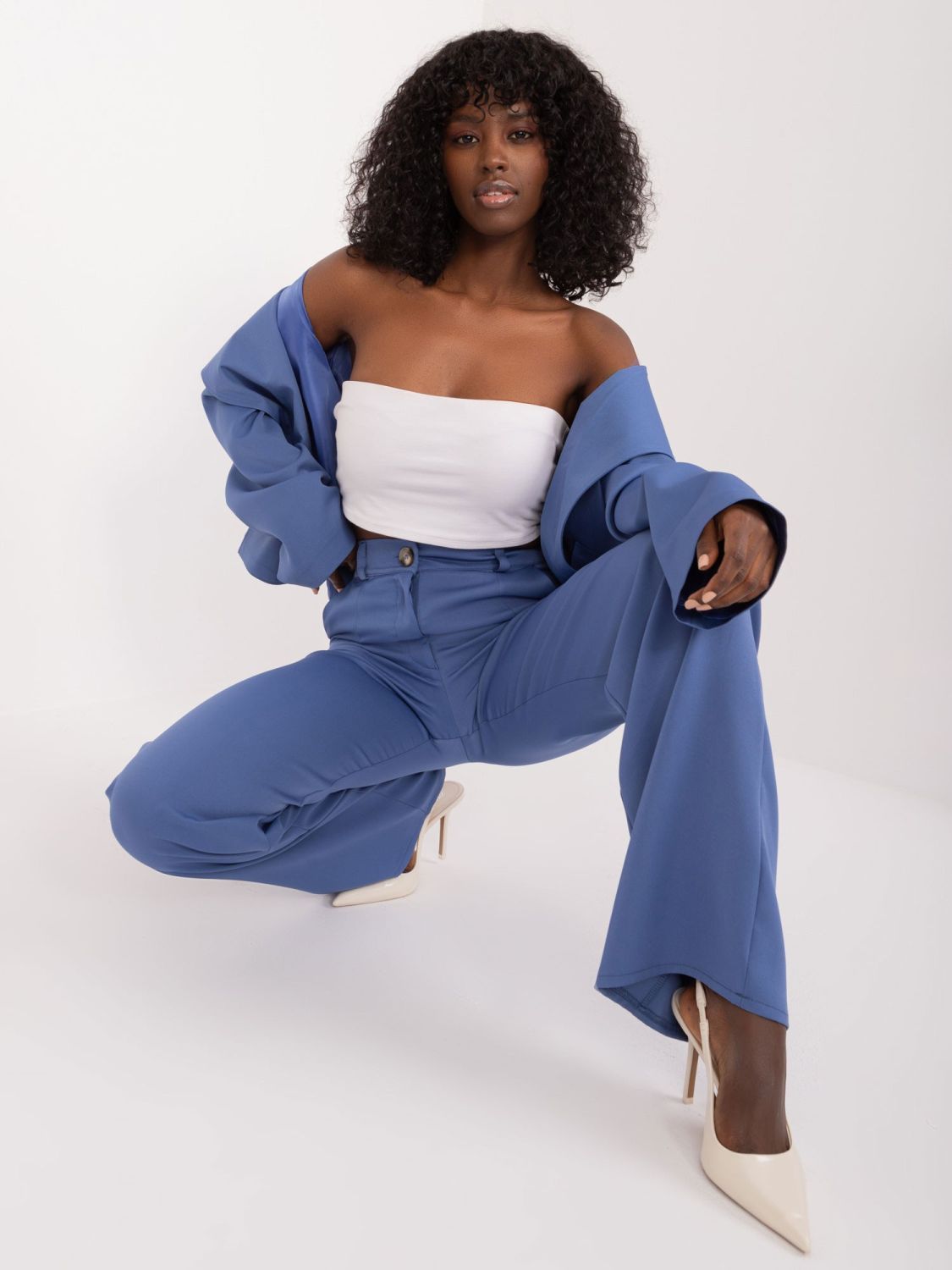 Elegante  blaue Hose