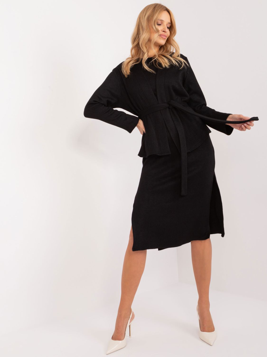 Eleganter Angora-Set