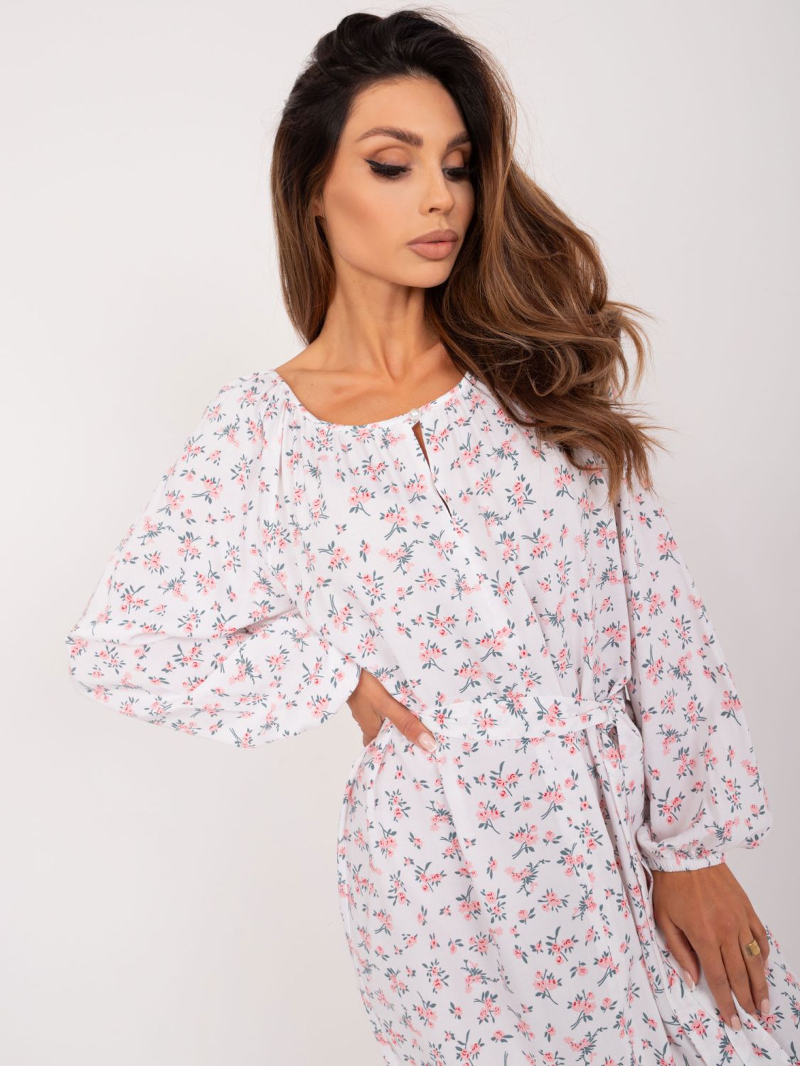 Blumen Maxi Kleid