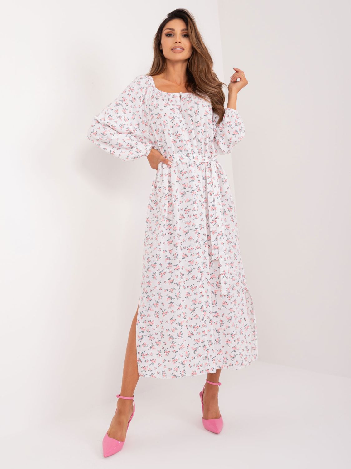 Blumen Maxi Kleid