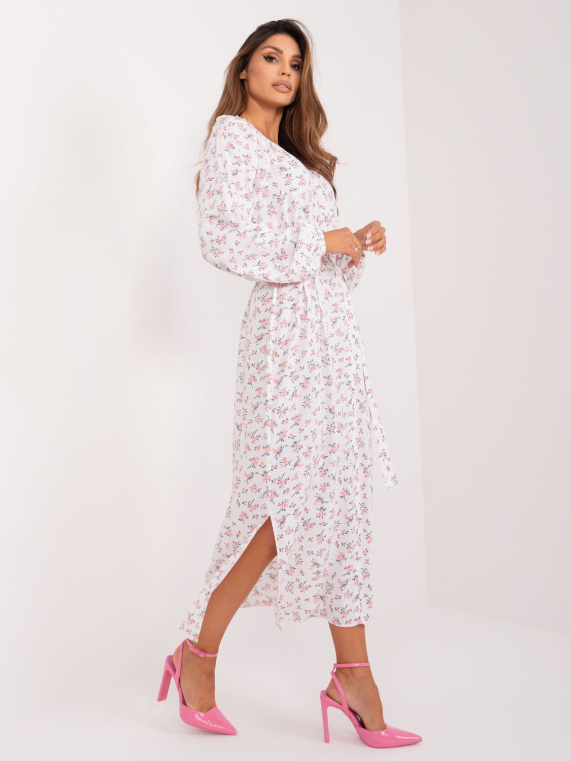 Blumen Maxi Kleid