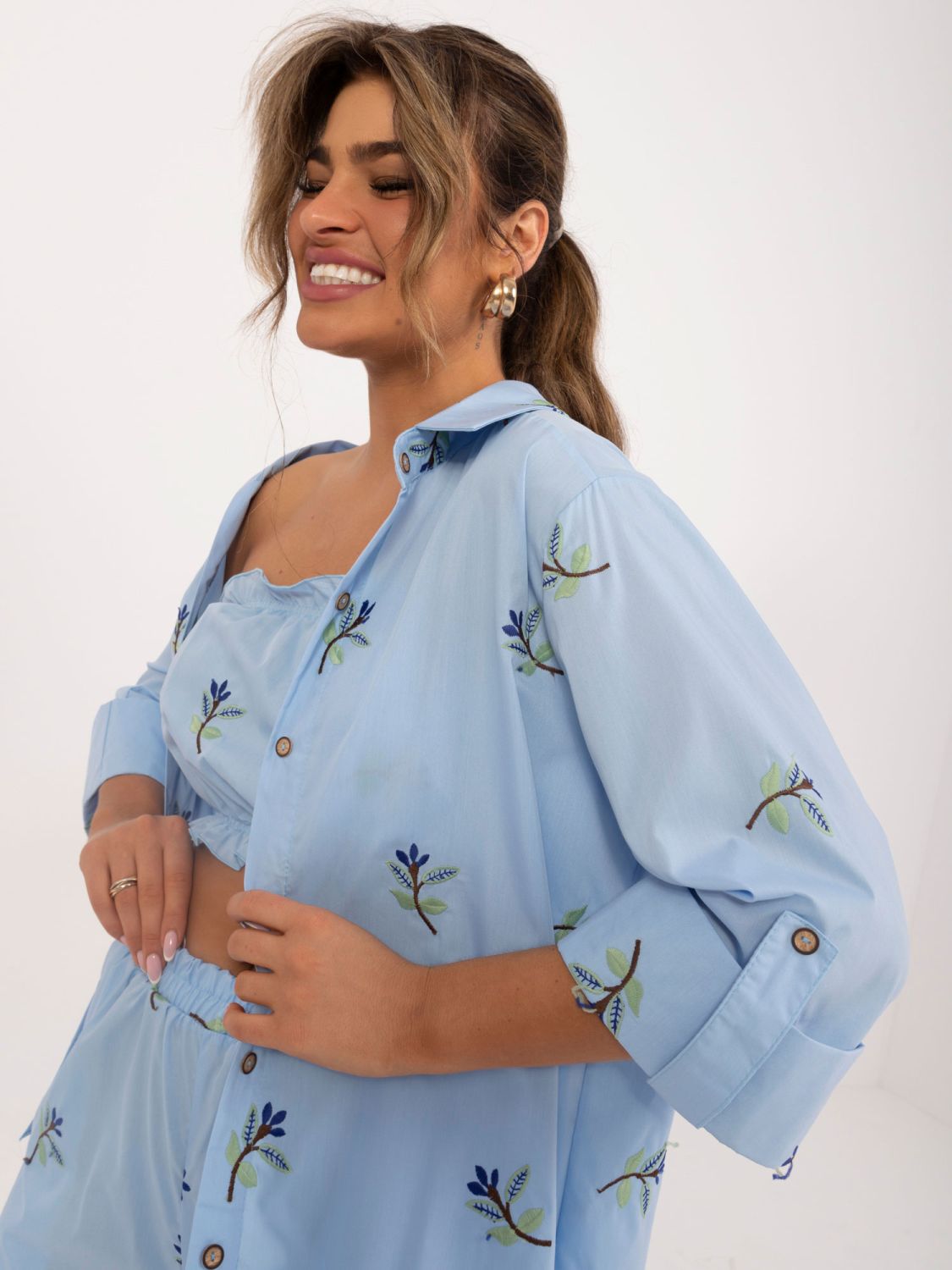 Stylisches Set in hellem Blau