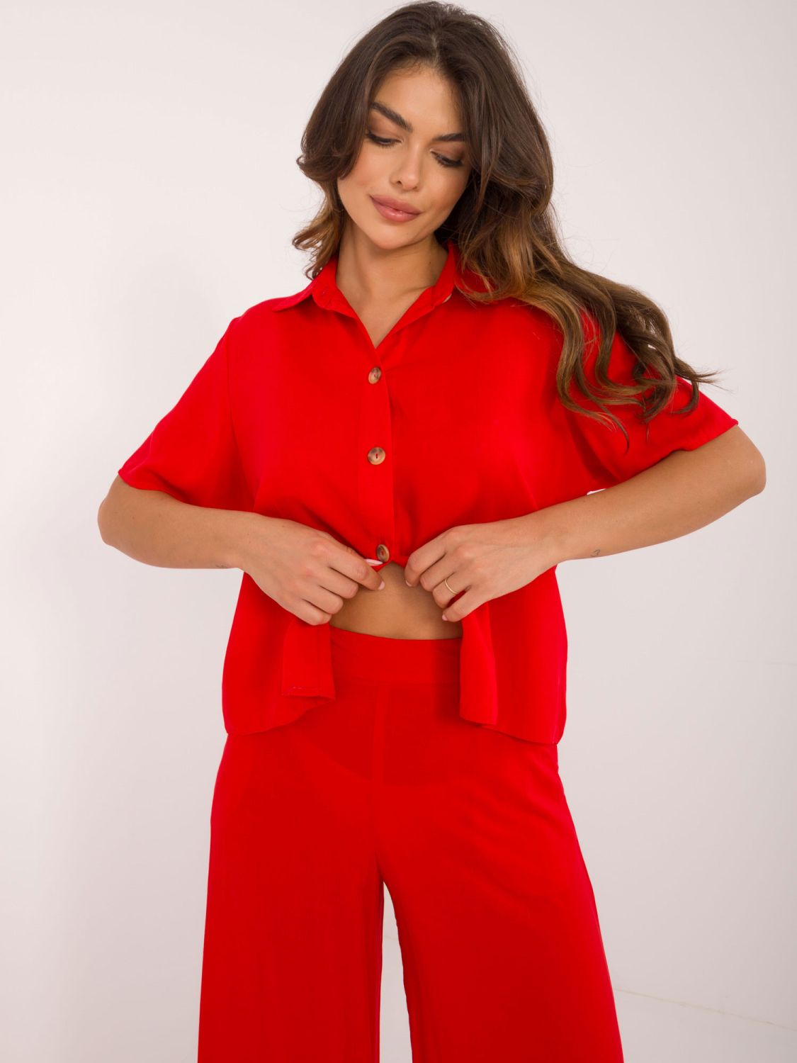 Stylisches rotes Set