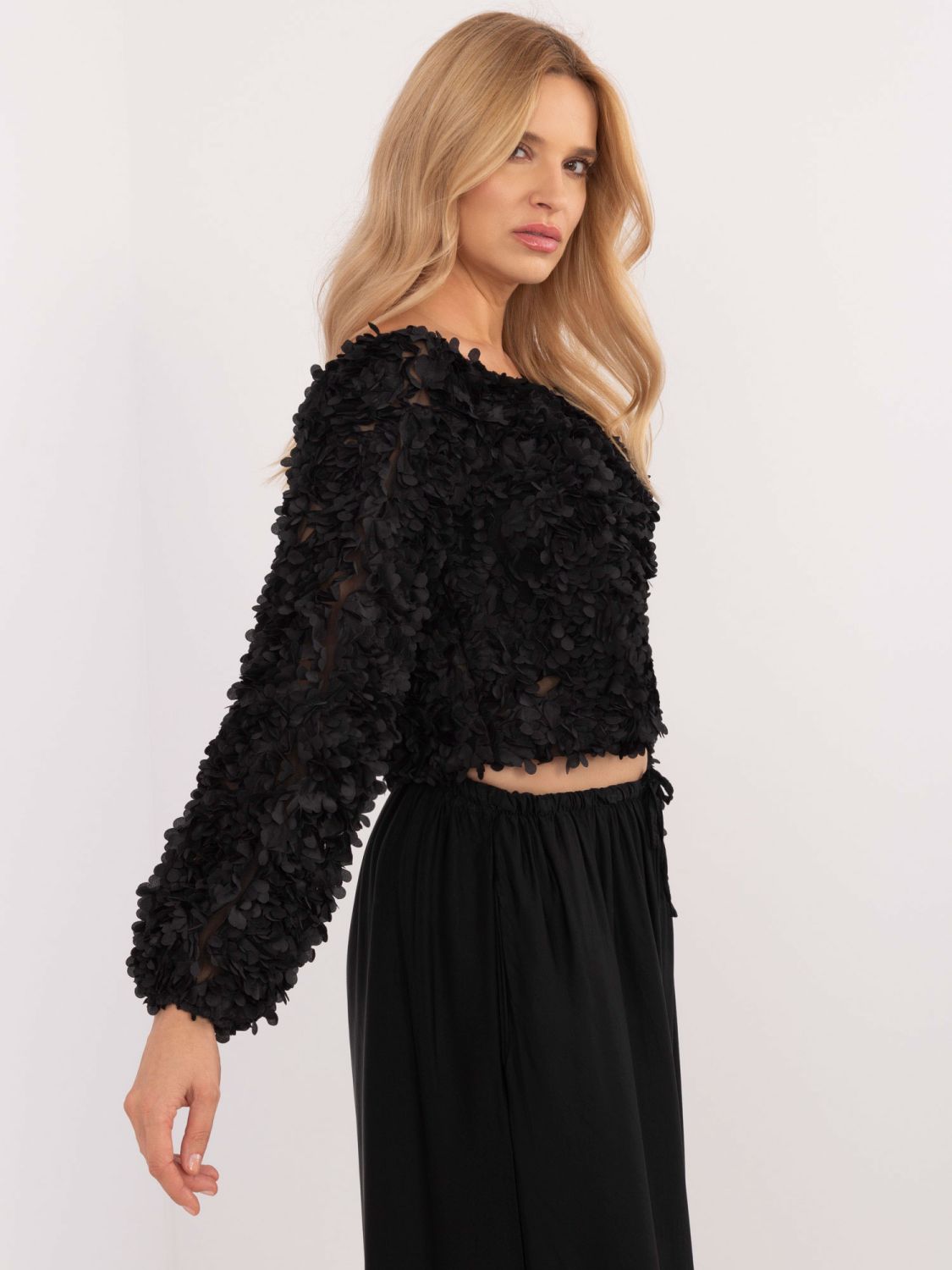 Elegante Bluse mit langen Ärmeln