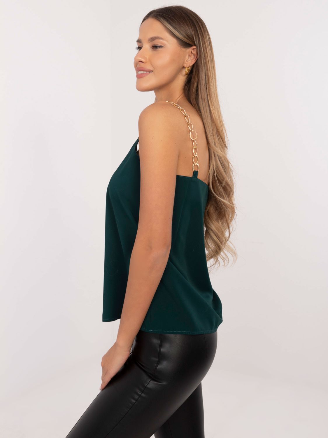 Elegantes grünes Top mit Trägern