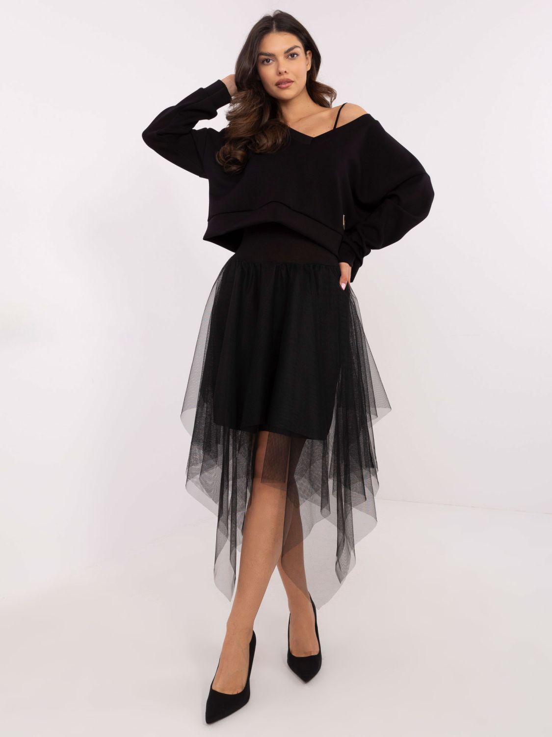 Stylisches Set mit langen Ärmeln