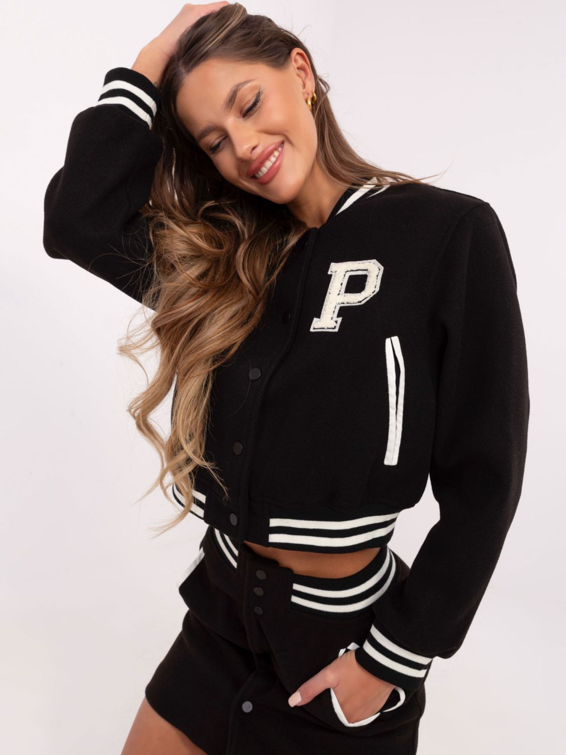 Eleganter schwarzer Komplettanzug