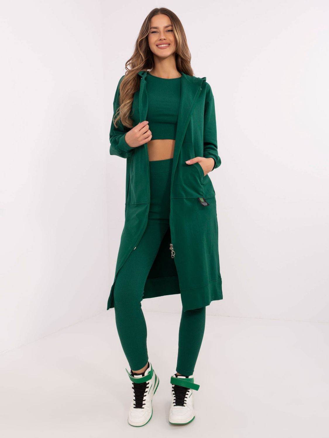 Stylisches Set in Dunkelgrün