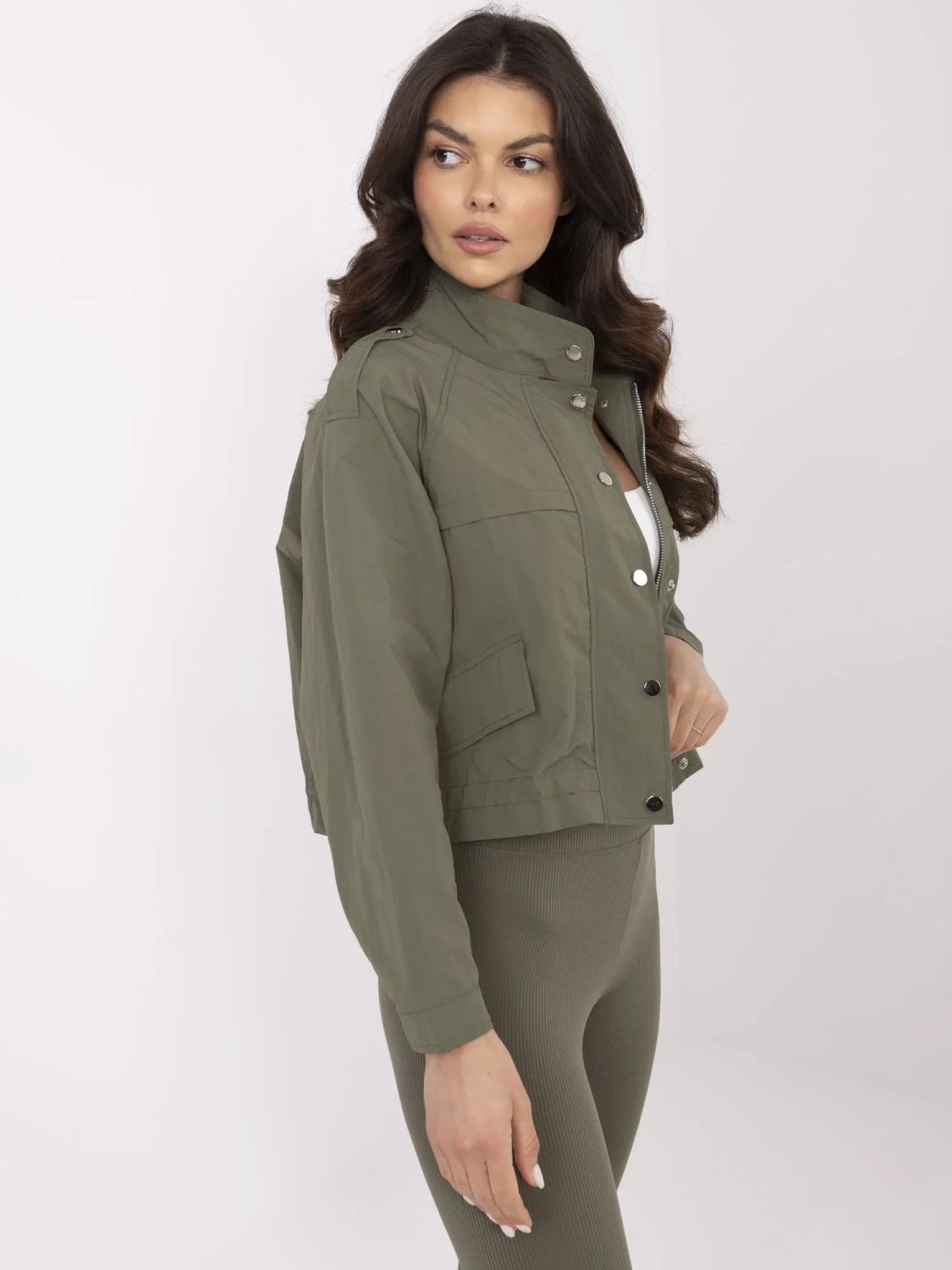 Khaki Übergangsjacke
