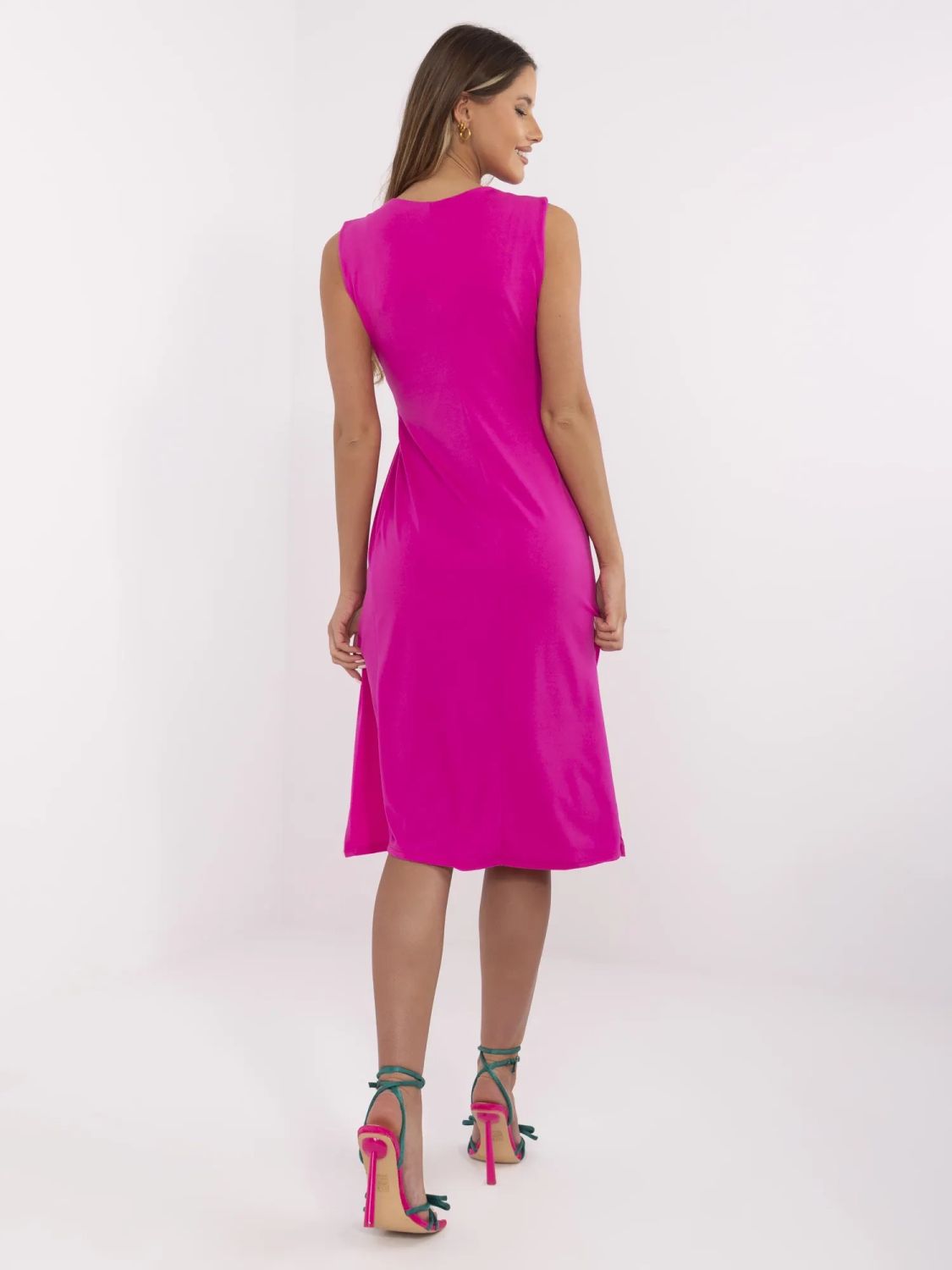Midi Cocktailkleid in Pink
