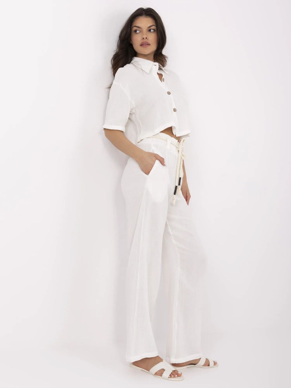 Eleganter Komplett mit kurzen Ärmeln