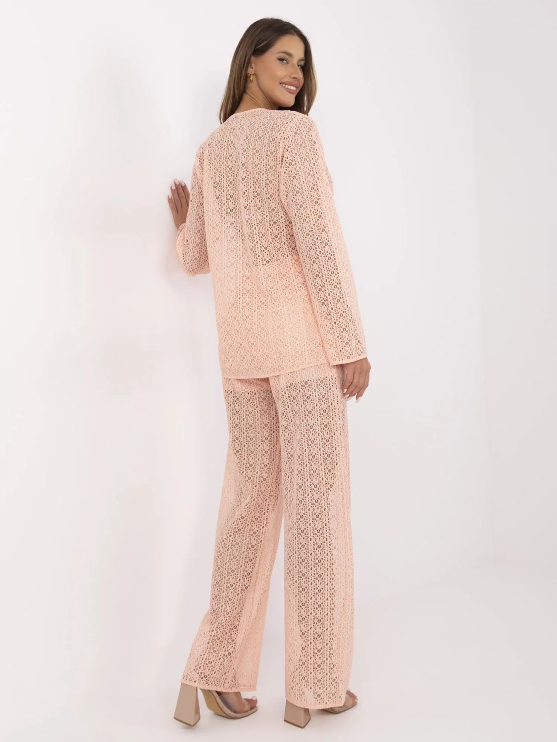 Stylisches Pfirsich-Set