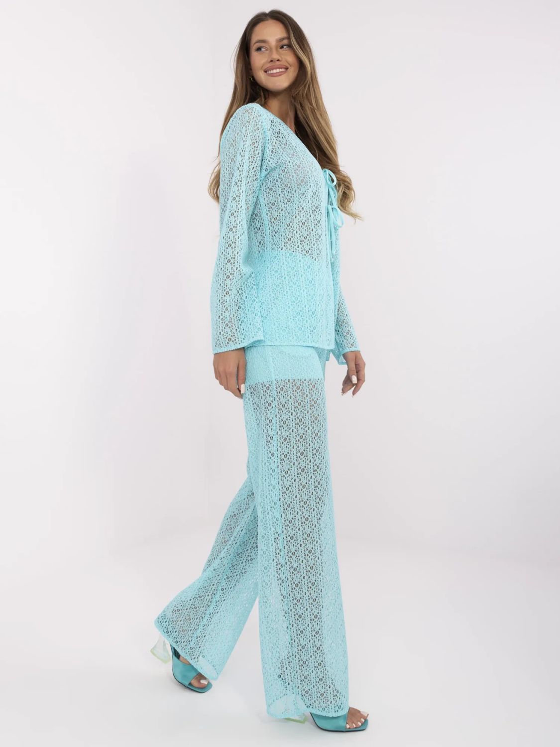 Eleganter Komplettanzug in Mintgrün