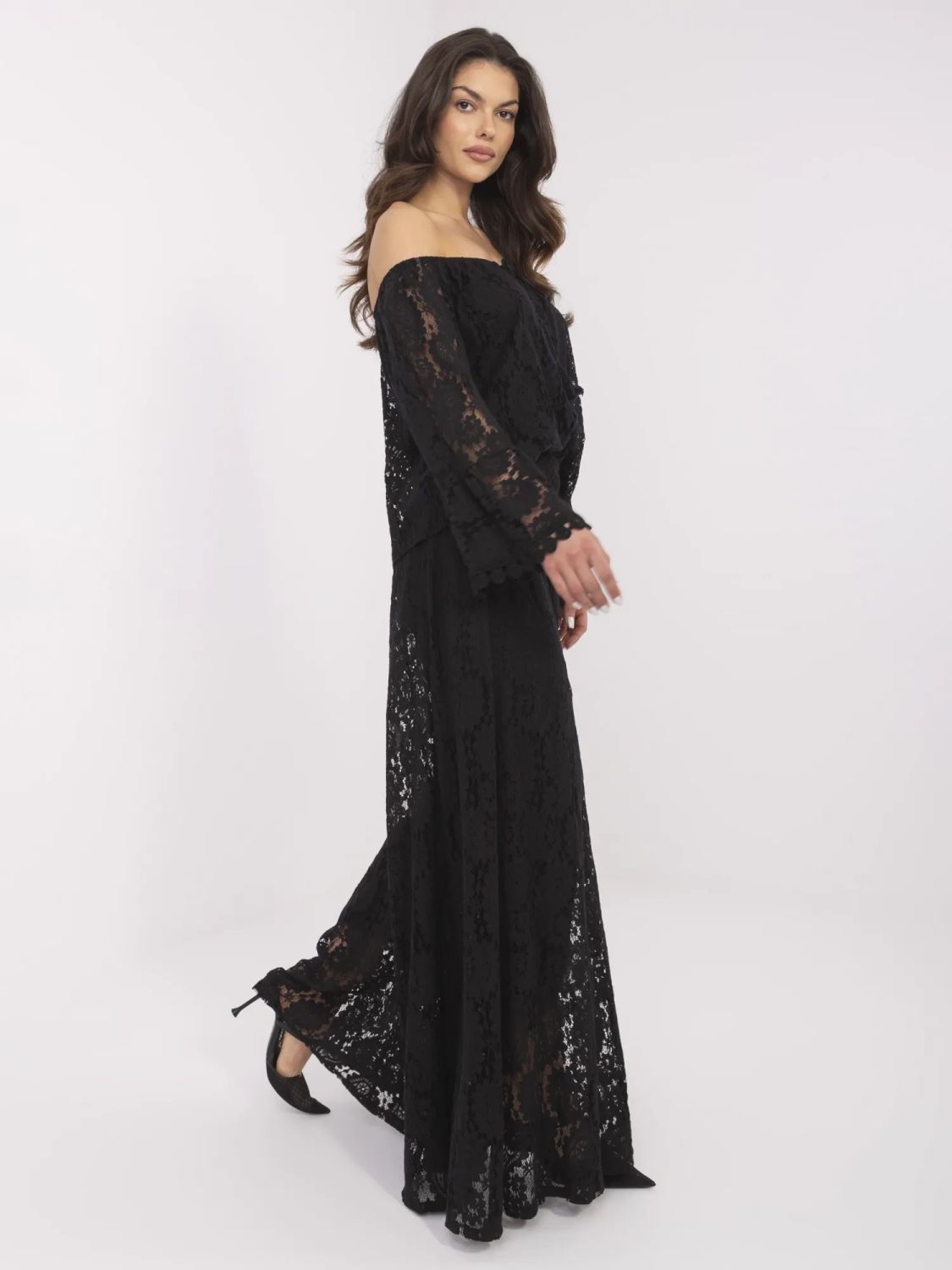 Elegante schwarze Palazzo-Hosen