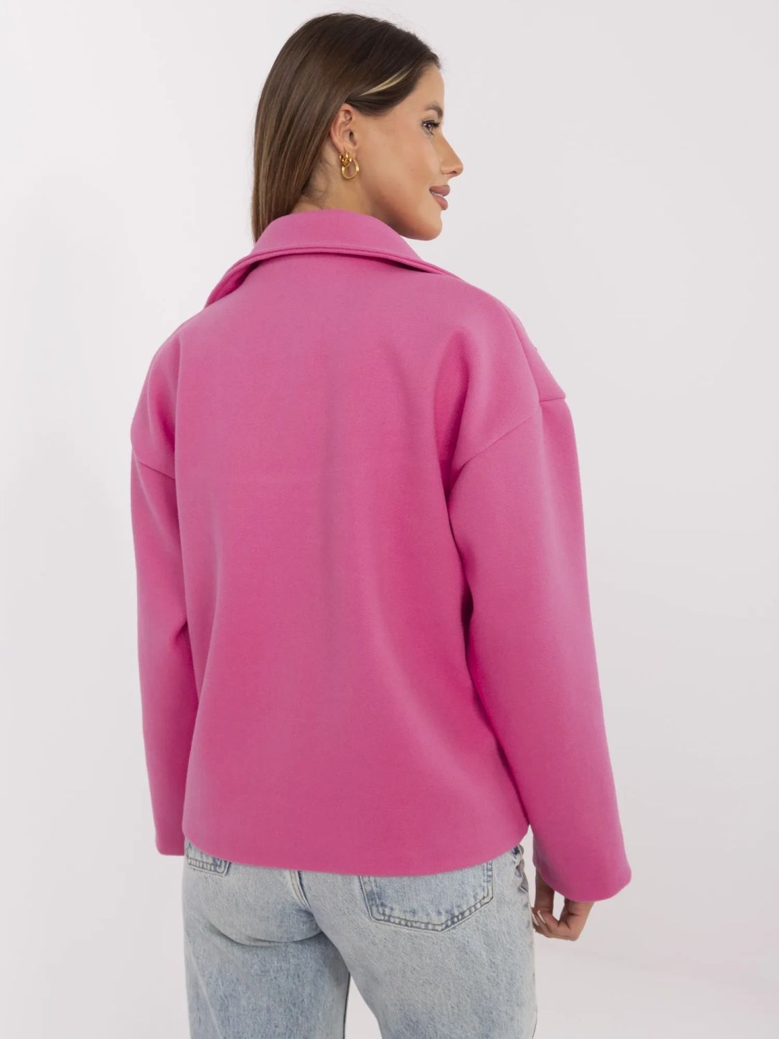Übergangsmantel in Rosa