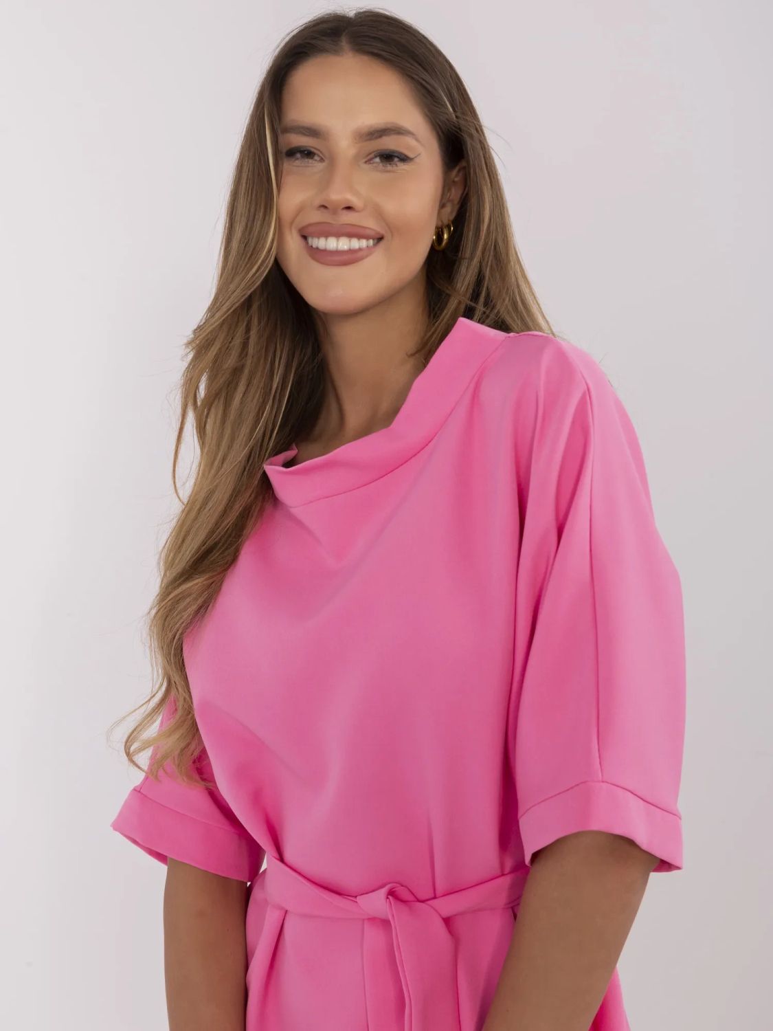 Elegantes rosa Cocktailkleid