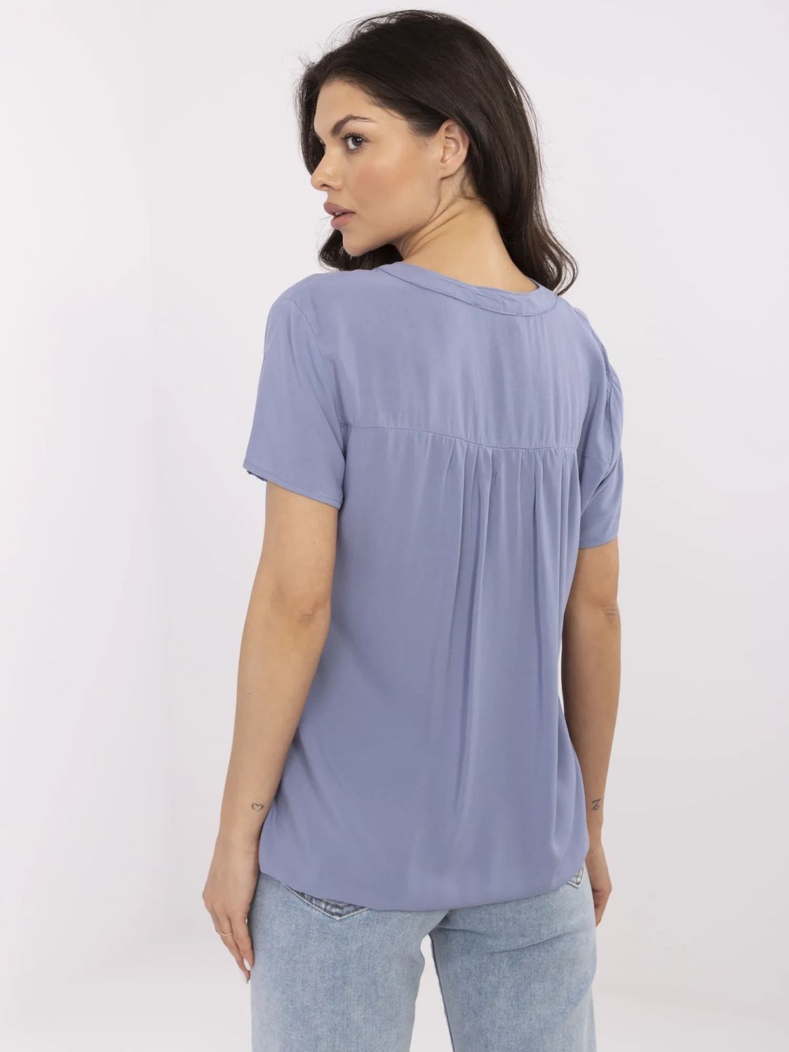 Stilvolle Bluse mit V-Ausschnitt