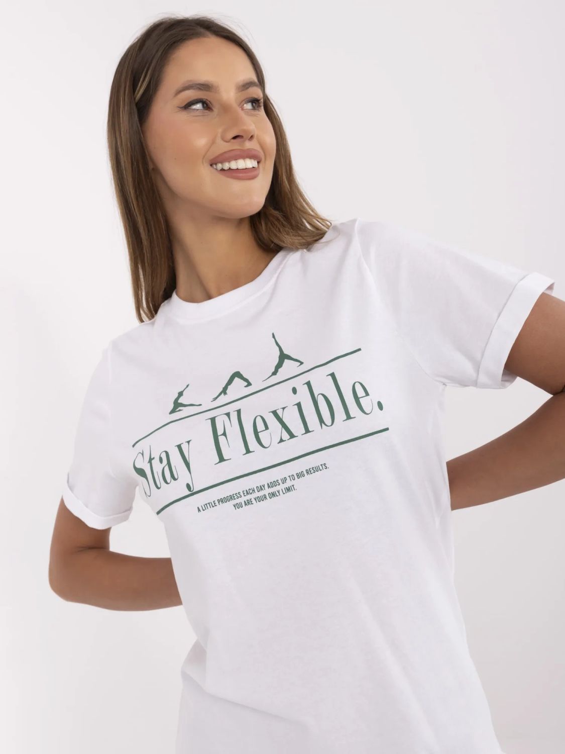 Weiße Bluse mit kurzen Ärmeln