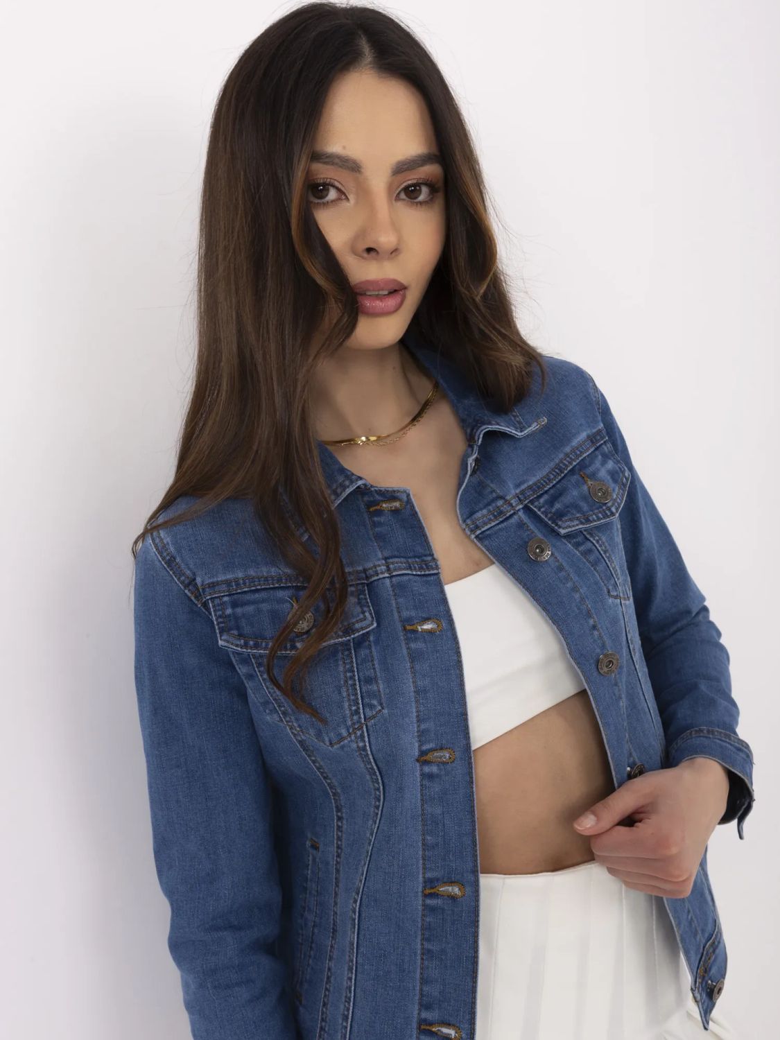 Damen Jeansjacke in Blau