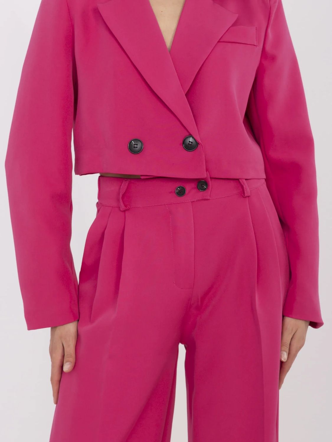 Eleganter Komplettanzug in Rosa