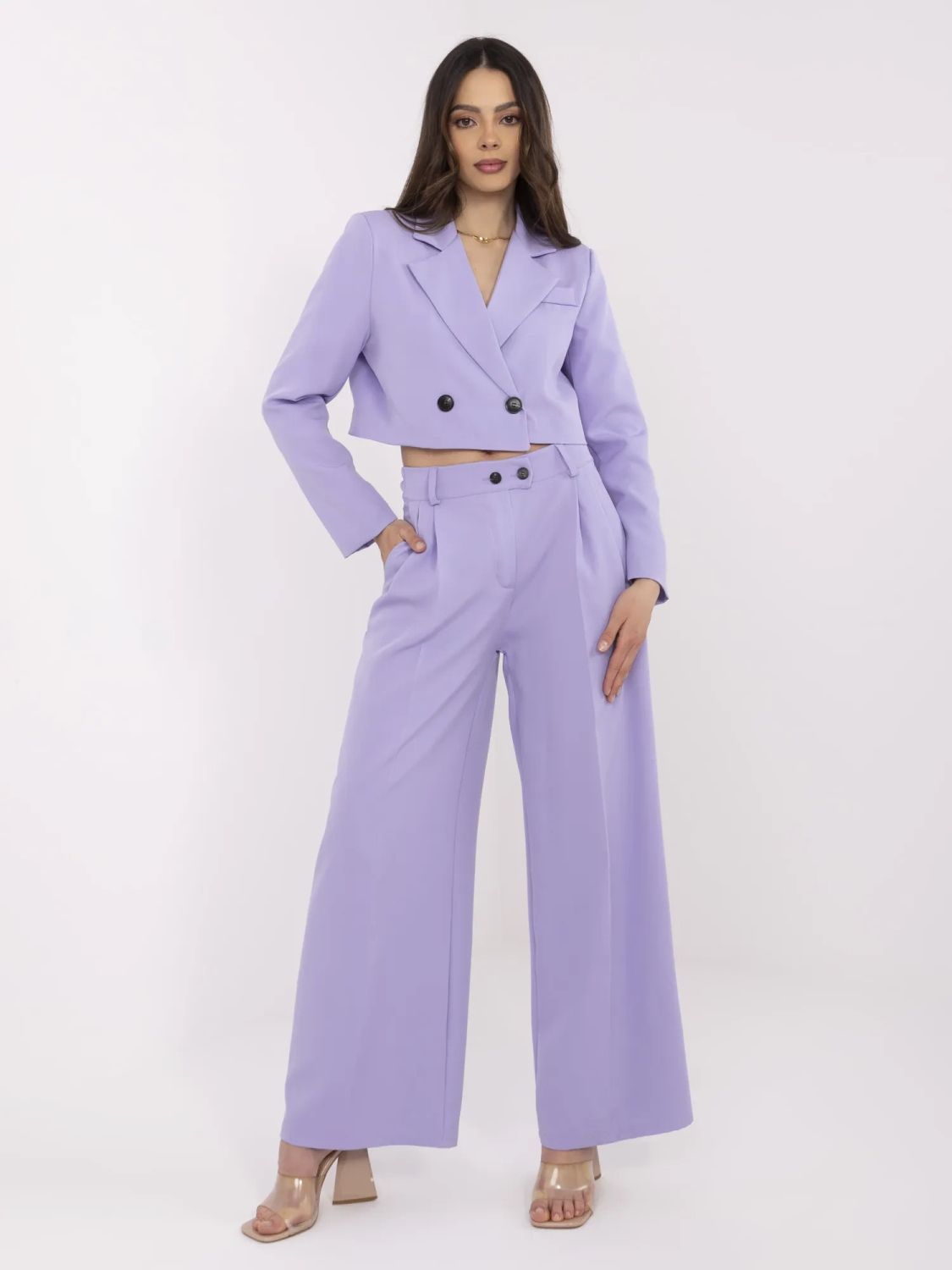 Eleganter Anzug in hellem Lila