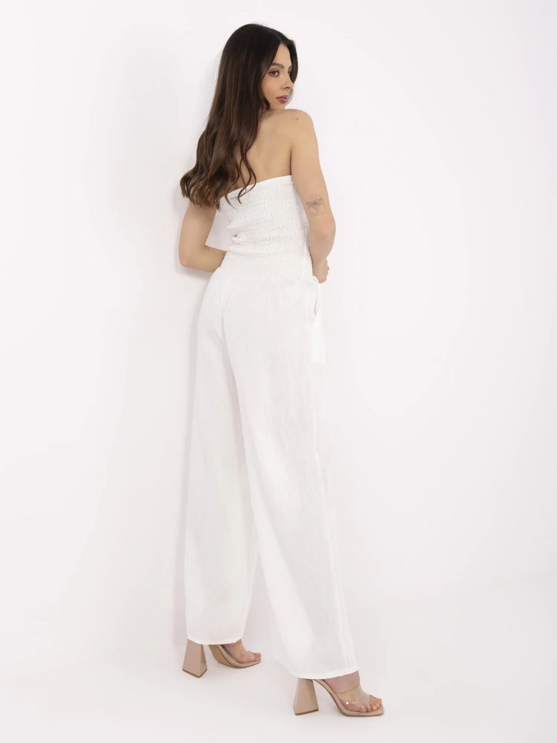 Eleganter ecru Jumpsuit