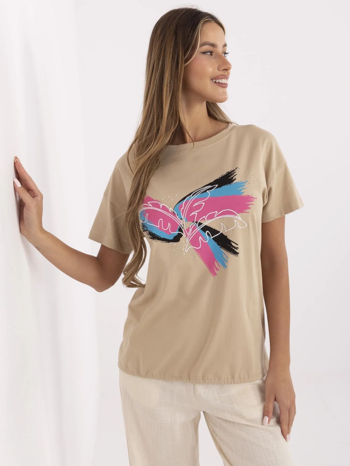 Stylisches T-Shirt mit Applikation