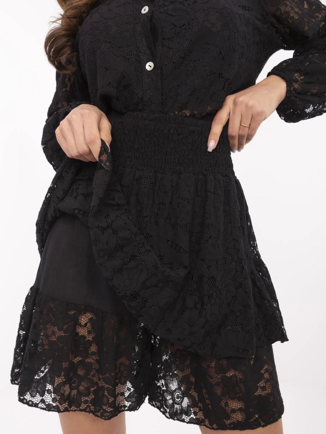 Stylisches Set mit langen Ärmeln