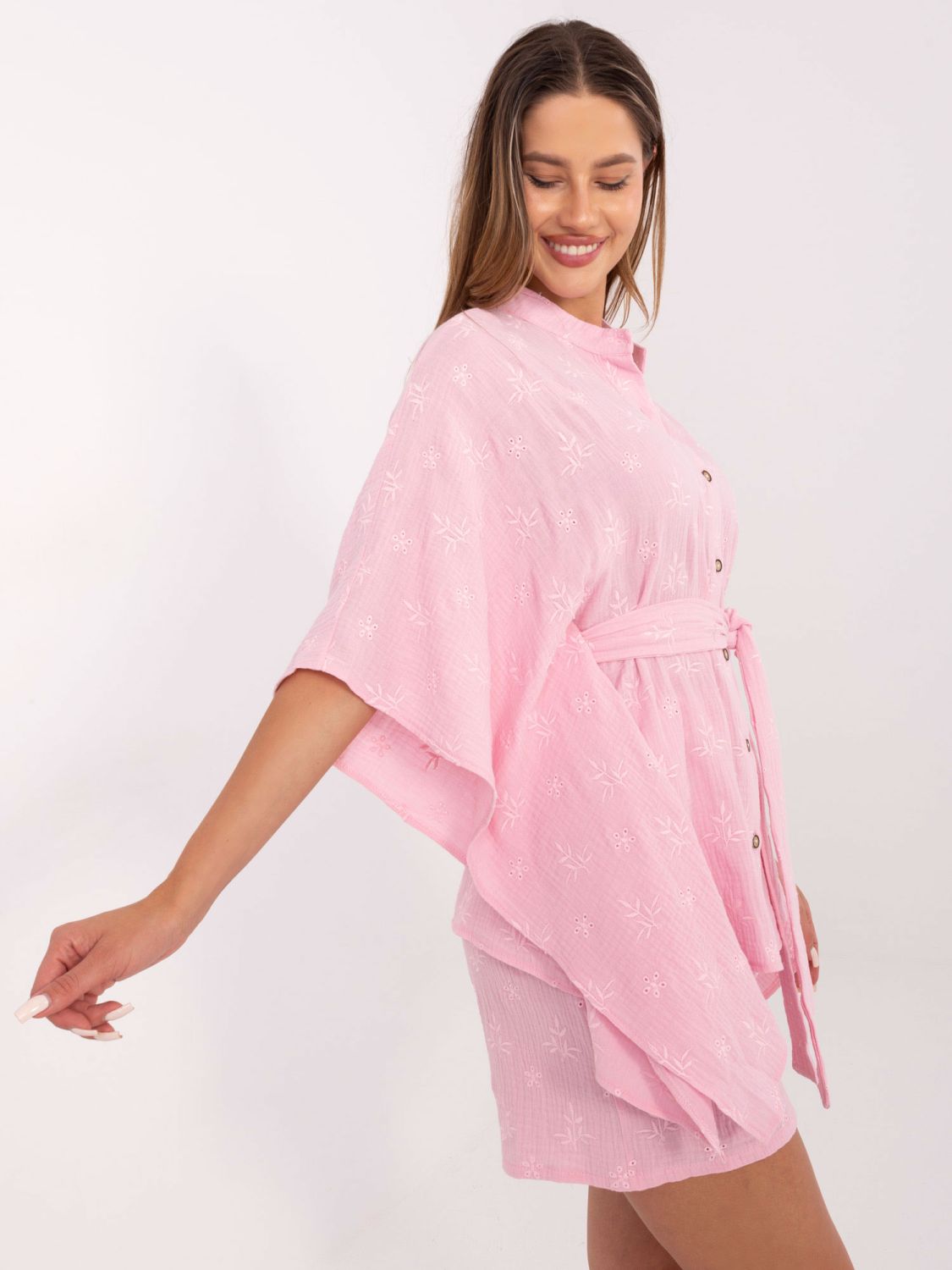 Stylisches Set in hellem Rosa