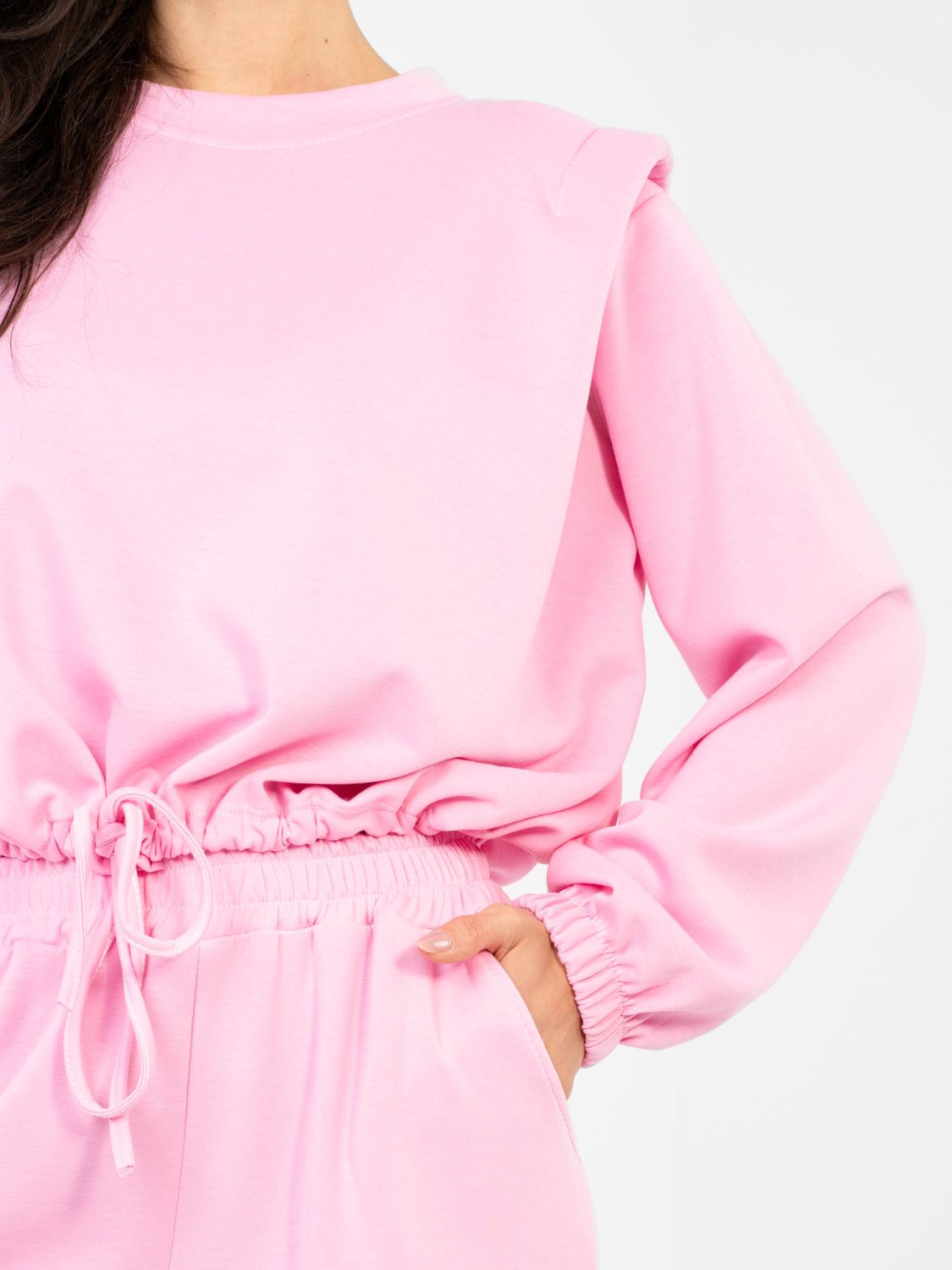 Damen-Set in Rosa mit Bindung und hohem Bund