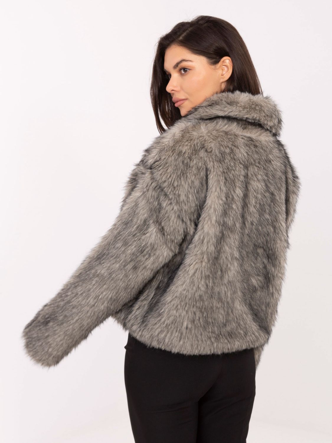 Elegante Winterjacke mit langen Ärmeln